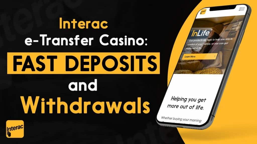 transactions with interac e transfer casinos and betting sites